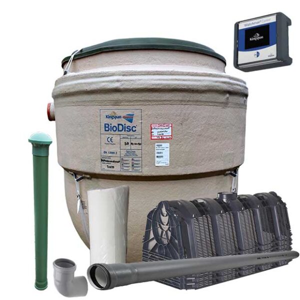OCZYSZCZALNIA BIOLOGICZNA KINGSPAN BIODISC BB12osób 6 TUNELI