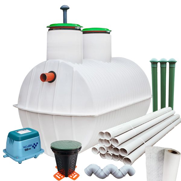 OCZYSZCZALNIA BIOHYBRYDA 2500l EKOPOL 36mb Drenażu