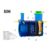 OCZYSZCZALNIA BIOLOGICZNA BIO-DUO-HYBRYDA 2500L 6 TUNELI AQUABIN - obrazek 2