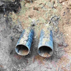 PNEUMATYCZNE WBIJANIE RUR STALOWYCH