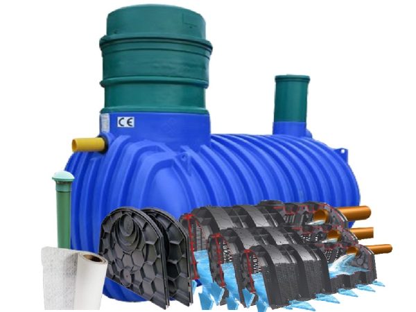 OCZYSZCZALNIA BIOLOGICZNA BIO-DUO-HYBRYDA 4000L 8 TUNELI
