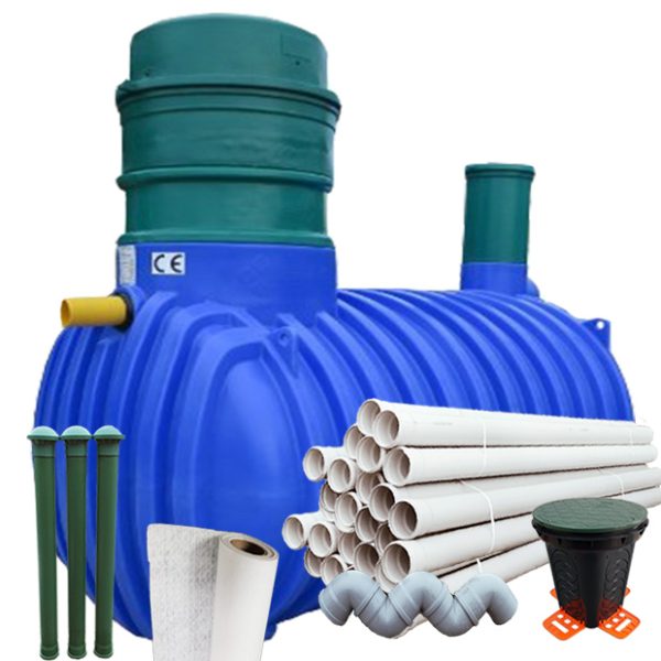 OCZYSZCZALNIA BIOLOGICZNA BIO-DUO-HYBRYDA 4000L 48MB DRENAŻU